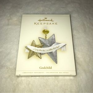 Vintage Hallmark Keepsake Ornament Godchild Handcrafted - Dated 2006